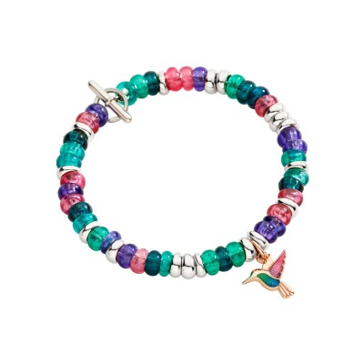 Bracelet Dodo Rondelle en argent et platique recyclé